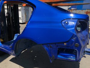 リアボディセクション Rear Cut SUBARU WRX STI OEM 52401VA0119P, 52129VA0009P, 51439VA0029P, 51439VA0129P VAB VAG VA 2015 Blue Pearl K7X