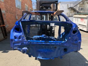 リアボディセクション Rear Cut SUBARU WRX STI OEM 52401VA0119P, 52129VA0009P, 51439VA0029P, 51439VA0129P VAB VAG VA 2015 Blue Pearl K7X