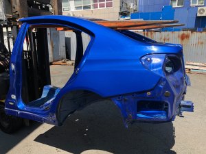リアボディセクション Rear Cut SUBARU WRX STI OEM 52401VA0119P, 52129VA0009P, 51439VA0029P, 51439VA0129P VAB VAG VA 2015 Blue Pearl K7X
