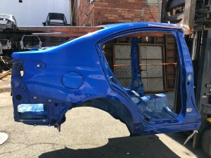 リアボディセクション Rear Cut SUBARU WRX STI OEM 52401VA0119P, 52129VA0009P, 51439VA0029P, 51439VA0129P VAB VAG VA 2015 Blue Pearl K7X