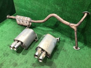 Бочки глушителя + средняя часть SUBARU WRX STI OEM 44200VA000, 44300VA010, 44300VA000 VAB VAG VA 2015 EJ20Y MT6