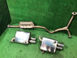 Бочки глушителя + средняя часть SUBARU WRX STI OEM 44200VA000, 44300VA010, 44300VA000 VAB VAG VA 2015 EJ20Y MT6