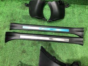 Накладки на пороги STI SUBARU WRX STI OEM 94060VA020VH, 94060VA030VH, 94061FJ011VH VAB VAG VA 2015 Blue Pearl K7X