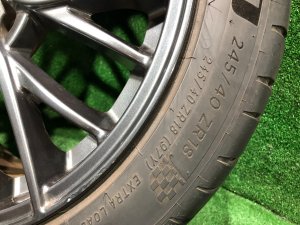 Tyres Michelin Pilot Sport 4S 245/40R18 SUBARU WRX STI OEM 12345678 VAB VAG VA 2015