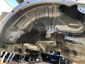 Secção traseira da carroçaria Rear Cut SUBARU OUTBACK OEM 51490AG0309P, 51490AG0209P BPE 2008 Silver Metallic C6Z