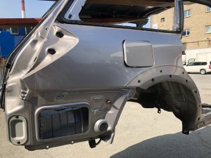 Secção traseira da carroçaria Rear Cut SUBARU OUTBACK OEM 51490AG0309P, 51490AG0209P BPE 2008 Silver Metallic C6Z