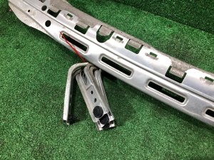 Refuerzo del parachoques trasero SUBARU OUTBACK OEM 57711AG000 BPE 2008 Silver Metallic C6Z