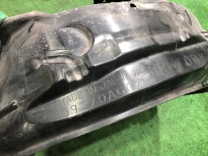 右前轮内衬 SUBARU OUTBACK OEM 59120AG021 BPE 2008 Silver Metallic C6Z