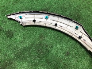Left rear fender flare SUBARU OUTBACK OEM 91112AG031MD BPE 2008 Silver Metallic C6Z