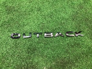 Emblema OUTBACK SUBARU OUTBACK BPE 2008 Silver Metallic C6Z