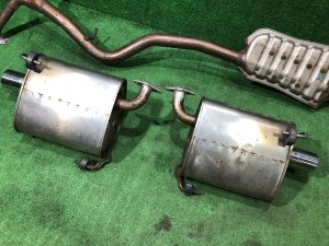 Muffler canisters + средняя часть SUBARU LEGACY OEM 44300AJ541, 44200AJ050, 44300AJ531 BMG BM9 BM 2013 FA20E CVT