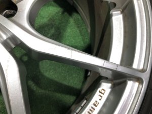 Wheel rims R19 8J 5x100 +50 RAYS Gram Lights 57FXX SUBARU LEGACY OEM 28111AJ200 BMG BM9 BM 2013
