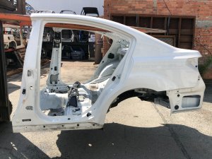 Left rear fender SUBARU LEGACY OEM 51439AJ0509P BMG BM9 BM 2013 White Pearl 37J