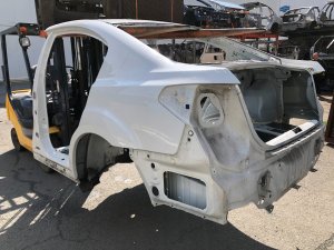 Left rear fender SUBARU LEGACY OEM 51439AJ0509P BMG BM9 BM 2013 White Pearl 37J