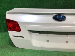 Trunk lid со спойлером SUBARU LEGACY OEM 57509AJ0129P BMG BM9 BM 2013 White Pearl 37J