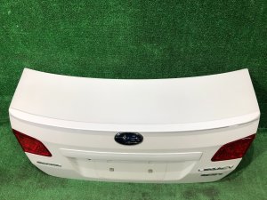 Trunk lid со спойлером SUBARU LEGACY OEM 57509AJ0129P BMG BM9 BM 2013 White Pearl 37J