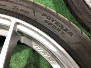 ยางรถยนต์ Bridgestone Potenza 245/35 R19 SUBARU LEGACY OEM 12345678 BMG BM9 BM 2013