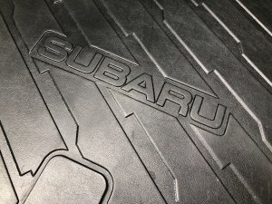 Tapete da bagageira резиновый SUBARU LEGACY OEM 12345678 BMG BM9 BM 2013 White Pearl 37J