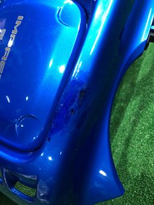前保险杠 с клыками SUBARU IMPREZA OEM 57703FE020PG GDA, GDB, GD 2002 Blue 02C