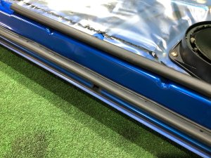 Porta dianteira esquerda SUBARU IMPREZA OEM 60009FE011 GDA, GDB, GD 2002 Blue 02C