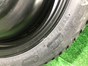 Spare wheel T135/70D16 SUBARU IMPREZA OEM 28121AA811, 28111AC231, 28111FA281 GDA, GDB, GD 2002