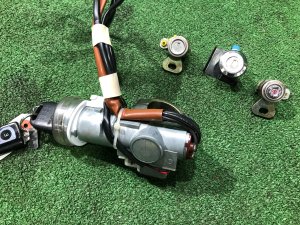 Canhão da ignição Комплект замков SUBARU IMPREZA OEM 57491FE331 GDA, GDB, GD 2002 Blue 02C
