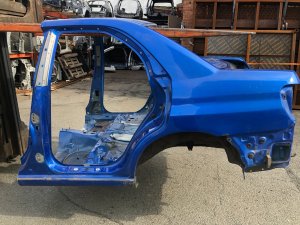 左リアフェンダー SUBARU IMPREZA OEM 51439FE110, 51439FE112 GDA, GDB, GD 2002 Blue 02C