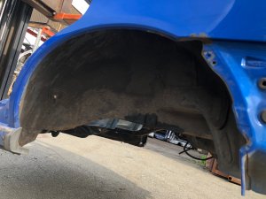 左リアフェンダー SUBARU IMPREZA OEM 51439FE110, 51439FE112 GDA, GDB, GD 2002 Blue 02C