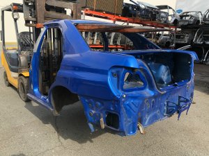 左リアフェンダー SUBARU IMPREZA OEM 51439FE110, 51439FE112 GDA, GDB, GD 2002 Blue 02C