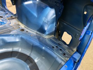 Крыло заднее правое SUBARU IMPREZA OEM 51439FE100, 51439FE102 GDA, GDB, GD 2002 Blue 02C