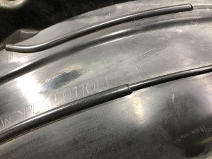左前轮内衬 SUBARU IMPREZA OEM 59110FE031 GDA, GDB, GD 2002 Blue 02C