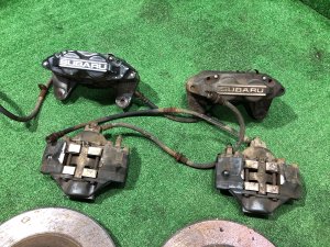 คาลิปเปอร์เบรก комплект 4POT +2POT SUBARU IMPREZA OEM 26310AC041, 26291FA050, 26291FA060, 26700AE030, 26692FA000 GDA, GDB, GD 2002