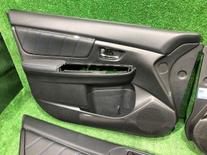 Door trim panels синяя строчка!!! SUBARU LEVORG OEM 94212VA101VH, 94212VA111VH, 94222VA101VH, 94222VA111VH VMG VM4 VM 2015 Dark Gray 61K