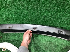 フロントリップスポイラー плюс клыки SUBARU LEGACY OEM 57703AE190PE BEE 2002 WHITE PEARL 081