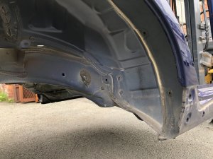 车身后段 Rear Cut SUBARU LEVORG OEM 51439VA0219P, 51439VA0319P, 52401VA0019P VM4 VMG VM 2015 Blue Pearl K3X