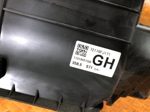 Heater unit SUBARU LEVORG OEM 72110FJ171, 72110FJ172 VM4 VMG VM 2015 FB16E CVT