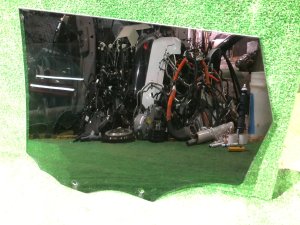Right rear door glass LAND ROVER RANGE ROVER SPORT OEM LR043951 2019