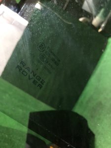 Right rear door glass LAND ROVER RANGE ROVER SPORT OEM LR043951 2019