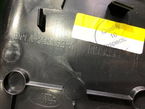 Revestimento dos pilares centrais LAND ROVER RANGE ROVER SPORT OEM LR056900, LR080427, LR080429, DK62-24397-B 2019