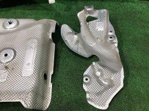 Exhaust heat shields LAND ROVER RANGE ROVER SPORT OEM LR092621, LR136830 2019 PТ204