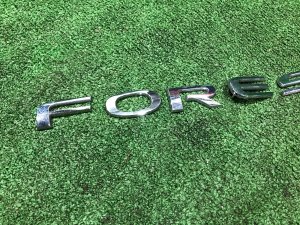 Emblema SUBARU FORESTER OEM 93080FC020 SF5 1998 silver 792