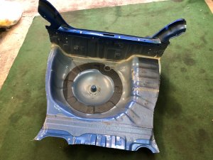 Cubeta de la rueda de repuesto SUBARU IMPREZA WRX OEM 52129FE001 GDA 2002 Blue 02C
