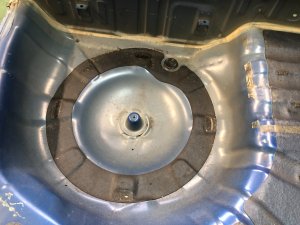 Cubeta de la rueda de repuesto SUBARU IMPREZA WRX OEM 52129FE001 GDA 2002 Blue 02C