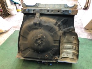 Cubeta de la rueda de repuesto SUBARU IMPREZA WRX OEM 52129FE001 GDA 2002 Blue 02C