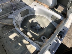 Sección trasera de la carrocería REAR CUT SUBARU FORESTER OEM 51402FC042, 51402FC052 1999 White 51E