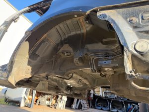 Крыло заднее левое SUBARU LEGACY OEM 51490AG0109P BP5 2004 BLACK 32J