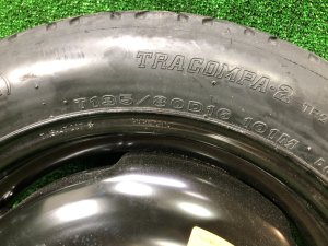 Rueda de repuesto T135/80D16 SUBARU FORESTER OEM 28111AA670, 28121PA042 SF9, SF5 1998