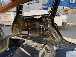 Rear body section Rear Cut SUBARU LEGACY OEM 52419AG0009P,51490AG0109P,51490AG0109P BP5 2004 BLACK 32J