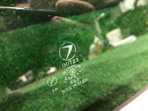Cristal trasero derecho SUBARU LEGACY OEM 65210AG120 BP5 2004