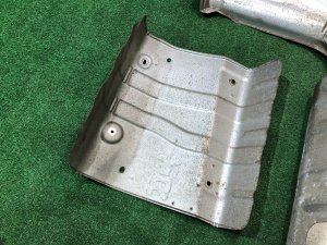 Exhaust heat shields SUBARU LEGACY OEM 59024AG071, 59024AG061 BP5 2004 EJ20X AT